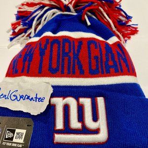 RARE 100% New Era New York Giants ENTHUSIAST Sport Knit Hat NFL Winter Beanie